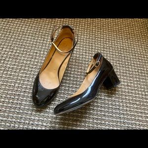 Sezane Black Mary Jane Shoe Pumps - Size 8